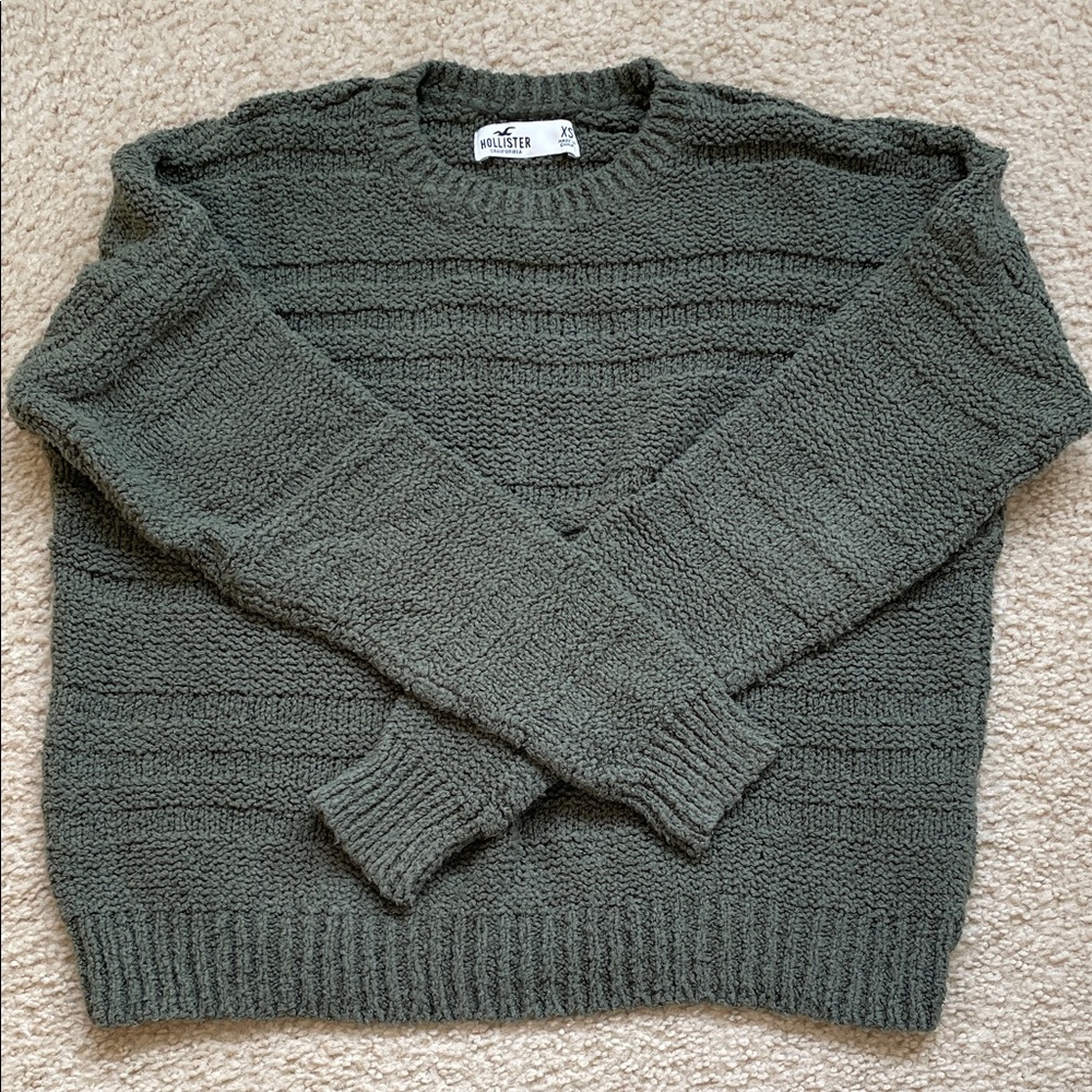 Hollister Olive Sweater